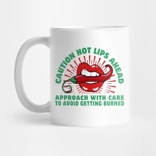 Caution: Hot lips ahead! Mug